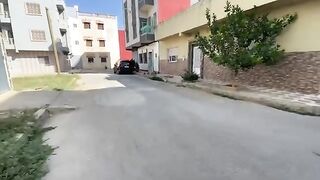 We met two cats who live in the same neighborhood but don't like each other.