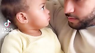 She sleep in the middle