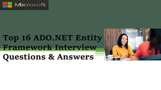 ADO.NET Entity Framework Interview ???? Quick Answer |  @AliAzizQualityEducation ​