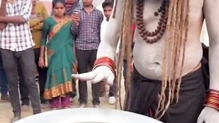 Indian Sadhu Heats Water With Spiritual Power Live | Real Miracle or Magic?