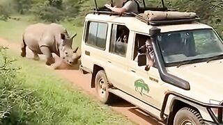 This real footage highlights how powerful and unpredictable wild animals