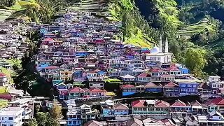 peaceful and beautiful Indonesian scenery