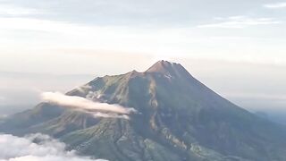 peaceful and beautiful Indonesian scenery