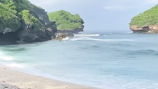 peaceful and beautiful Indonesian scenery