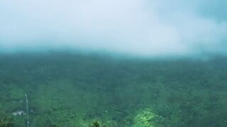 peaceful and beautiful Indonesian scenery