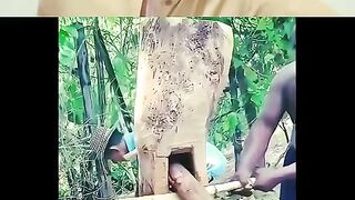 Old Traditional way of Extracting sugarcane juice