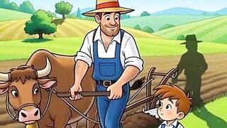 The boy and Crow helping each other