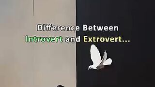 The Difference Between Extroverts and Introverts ????????????#shorts #introvert #extrovert #relatable #edit