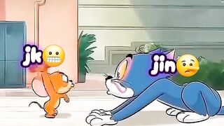 Jk????jin????non stop fighting be like Tom????& jerry???? #viraltrendingvideo