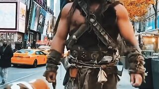What Happens When a Caveman Visits Times Square?