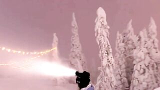 Lapland looks like a fairy tale all-time #lapland #skating #snow #fairytale