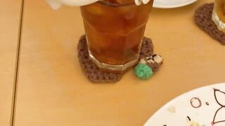 instead it comes out from the other side