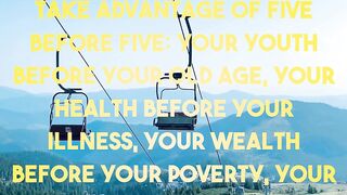 Take advantage of five before five