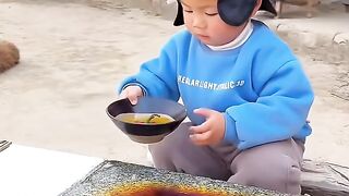 Chinese Burger Kids Breakfast