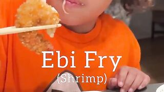Crispy and Golden Brown Ebi-fry!