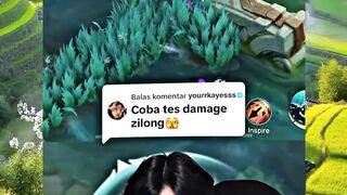 Lagi tes damage… eh malah dia yang nyamperin ????????