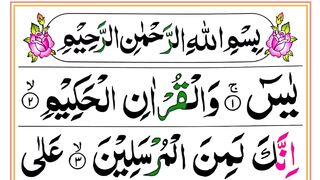 036 Surah Yaseen Full [Surah Yasin Recitation with HD Arabic Text] Surah Yaseen Pani Patti Voice.