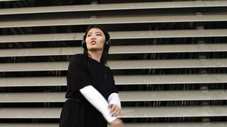 The Pioneer Woman - young woman dancing with headphones | Trending HD Video