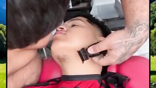 Funny barber
