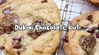 Dubai Chocolate Chip Cookies