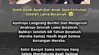Pertemuan seorang anak dengan ayahnya selama 60 tahun berpisah ????❤???? #fyp #shorts #lovestory #sadstory