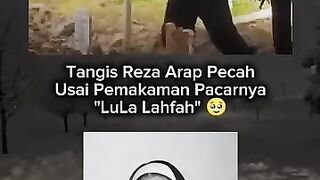 tangisan pecah reza arap pacar lula lahfah setelah pemakaman nya ???????????? #shorts #fyp #reels #sadstory