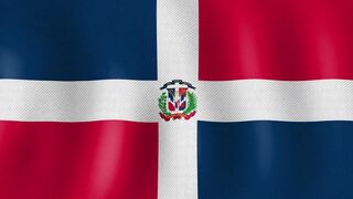 Stuffed Animal - digital animation of the dominican republic flag | Trending HD Video