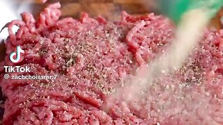 Cooking burger ASMR