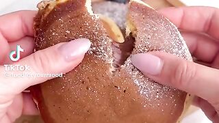 Pancakes with chocolate