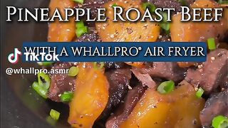 American-style roast beef with pineapple