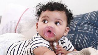 Babymoov - video of a cute baby on bed | Trending HD Video