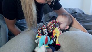 BaByliss - baby boy playing with toys on the bed | Trending HD Video