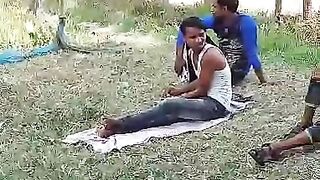 Village people very happy