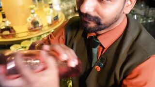 Funnyfuzzy - skilled bartender mixing a cocktail at bar | Trending HD Video