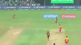 Winning movements of West indies against Zimbabwe