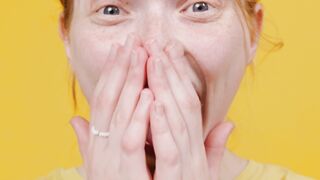 Funnyfuzzy - close up video of woman getting excited | Trending HD Video