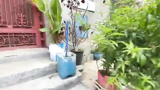The mother cat is happy to see us because she knows we will take care of her kittens.