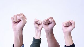 Action figure - video of people doing fist hand gesture | Trending HD Video