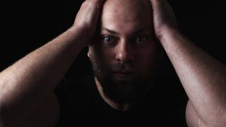 Notes on Being a Man - an angry man in a dark background | Trending HD Video