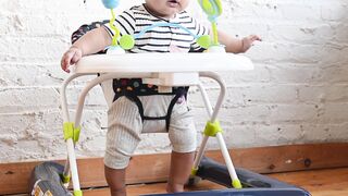 BabyBj rn - video of baby on a walker | Trending HD Video