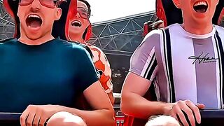 Other On Roller Coaster vs Last One????☠️#sigma#trollface#edit#shorts