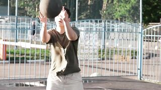 Notes on Being a Man - man playing basketball | Trending HD Video