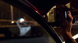Notes on Being a Man - man recording crime scene at night | Trending HD Video