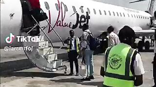At airport