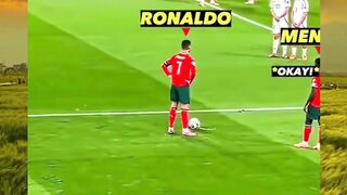 Rencana freekick sudah disusun rapi… ???? Tapi entah kenapa, setiap bareng Mendes selalu gagal ????‍♂️