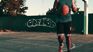 Notes on Being a Man - a man playing basketball on a court | Trending HD Video