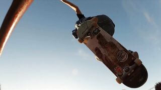 Action figure - man skateboarding in skatepark | Trending HD Video