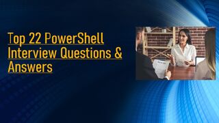 PowerShell Interview Questions & Answers ⚡ |  @AliAzizQualityEducation ​