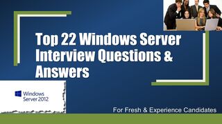 Windows Server Interview Questions & Answers ⚡ |  @AliAzizQualityEducation ​