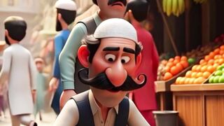 Beggar Opens Second Branch ???? | Pixar Style Funny Short | #shorts #ai #cartoon